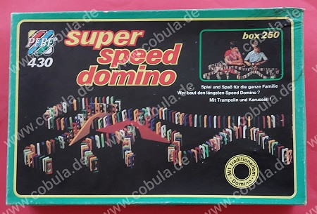 DDR Spiel Pebe 430 Super Speed Domino OVP Vintage (ab 6 Jahre)