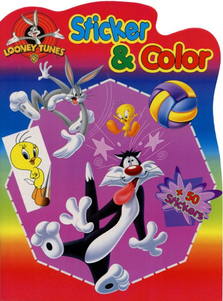Sticker & Color Buch Looney Tunes (ab 3 Jahre)