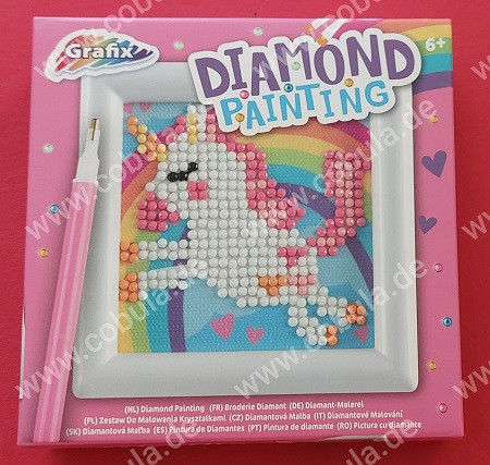 Grafix Diamond Painting Motiv Einhorn (ab 6 Jahre)