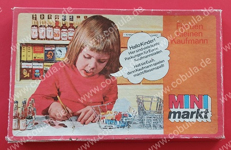 DDR FAMOS Spiel "Mini markt" Für den kleinen Kaufmann OVP Vintage