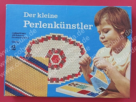 DDR Spiel Der kleine Perlenkünstler Größe 2 OVP Vintage (ab 3 Jahre)