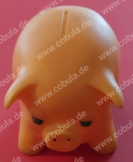 DDR Quietschtier Schwein ca. 8cm Vintage