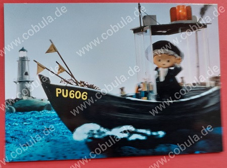 Postkarte Unser Sandmännchen mit Boot