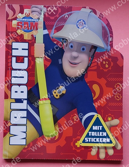 Feuerwehrmann Sam Malbuch mit Stickern (ab 4 Jahre)