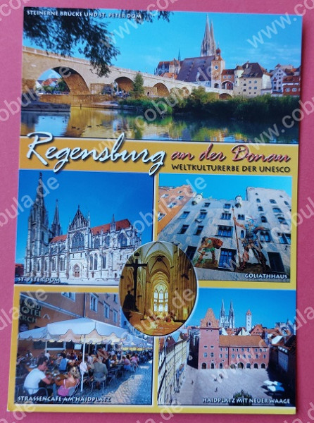 Postkarte Regensburg an der Donau