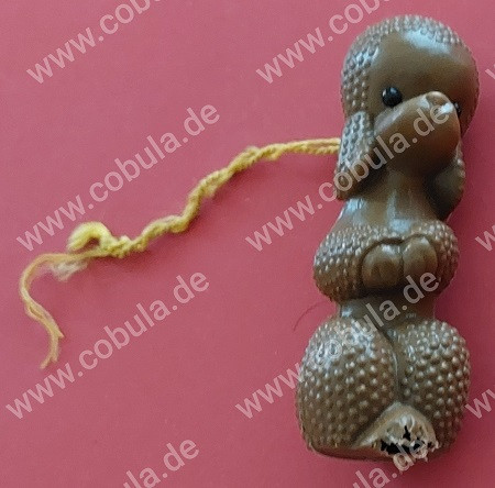 DDR Pudel Plastik Plaste Spielzeug Vintage ca. 10cm (ab 3 Jahre)