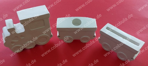 Handmade bei Familie Brummelbär Weihnachtszug vom Weihnachtsmann