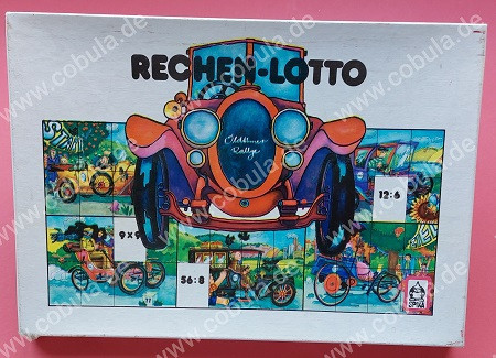 DDR Spiel Rechen-Lotto (ab 8 Jahre) Vintage