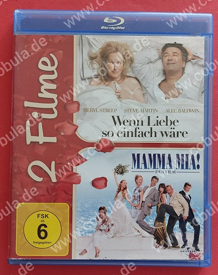 Blu-ray DVD Wenn Liebe so einfach wäre / Mamma Mia! - Der Film (FSK ab 6 freigegeben)