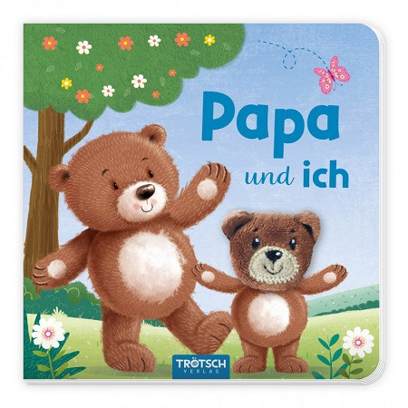 Trötsch Fingerpuppenbuch "Papa und ich" (ab 18 Monate)