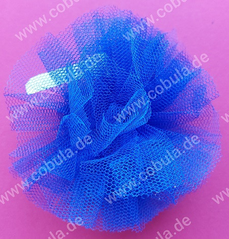 Zuckertüten Schleife Rosette mit Band Farbe Blau