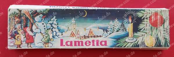 DDR Souvenir Lametta aus Alufolie