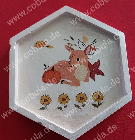 Handmade bei Familie Brummelbär Untersetzer Reh