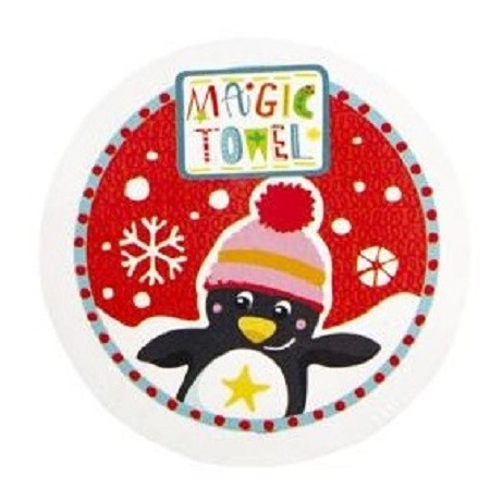 Trendhaus WONDERLAND Magic Towel Pinguin