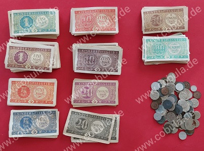 DDR Spielgeld für Kaufmannsladen und Geldbörse Vintage
