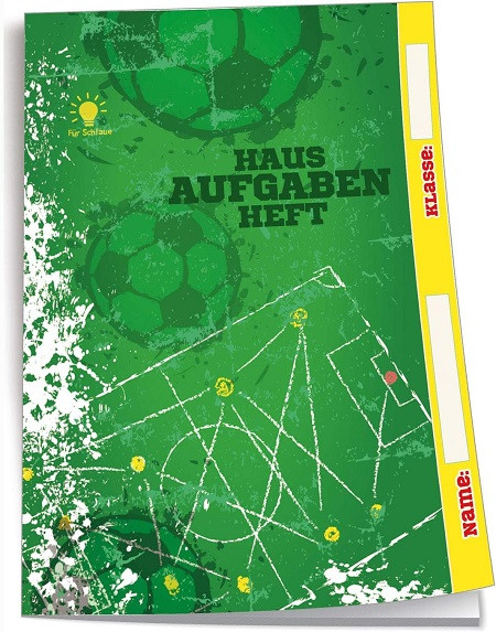 Für Schlaue - Hausaufgabenheft - Fussball