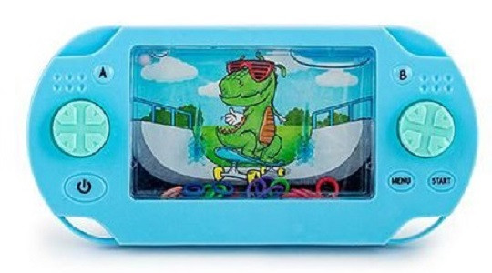 Trendhaus HEY DINO WASSER-FLIPPER-SPIEL GITD Farbe Blau