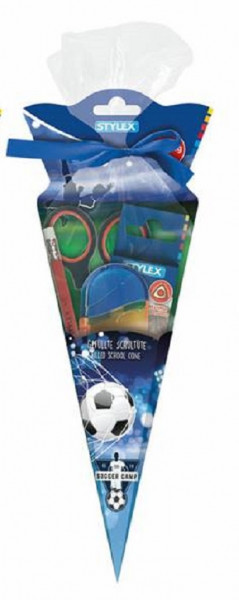 STYLEX Schultüte gefüllt 35 cm Fussball