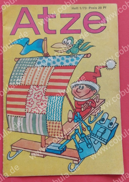 Atze Heft 1 / 73 DDR Kinderzeitschrift