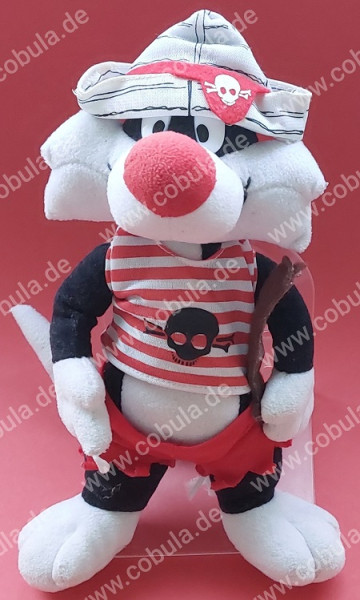 Looney Tunes Sylvester als Pirat Plüschtier ca.30 cm (ab 3 Jahre)