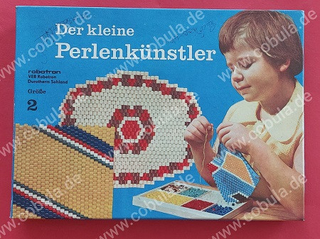 DDR Spiel Der kleine Perlenkünstler Größe 2 OVP Vintage (ab 3 Jahre)