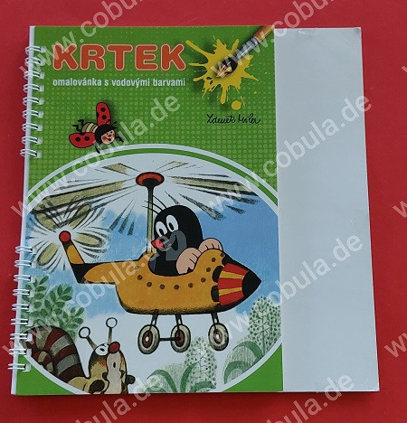 Malbuch Krtek Der Kleine Maulwurf ca.23 x 21 cm