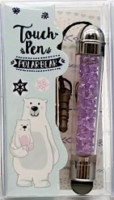Trendhaus TAKE CARE Touchpen Glitterstone Farbe Lila Trendhaus TAKE CARE Touchpen Glitterstone Farbe Lila