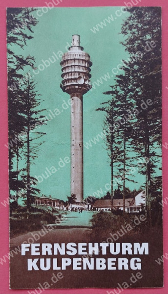 DDR Heft Reiselektüre Fernsehturm Kulpenberg