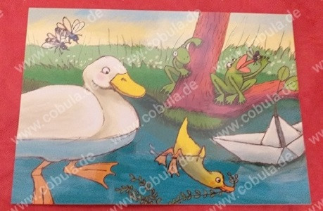 Postkarte Alle meine Entchen