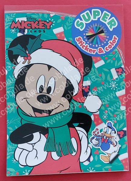 Disney Micky & Friends Super Sticker & Color Block