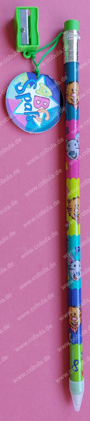 Trendhaus ABC SPASS JUMBO-BLEISTIFT MIT SPITZER & RADIERER Farbe Grün
