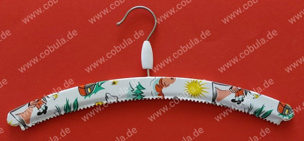 DDR Kleiderbügel mit Kunststoffüberzug für Kinder Vintage