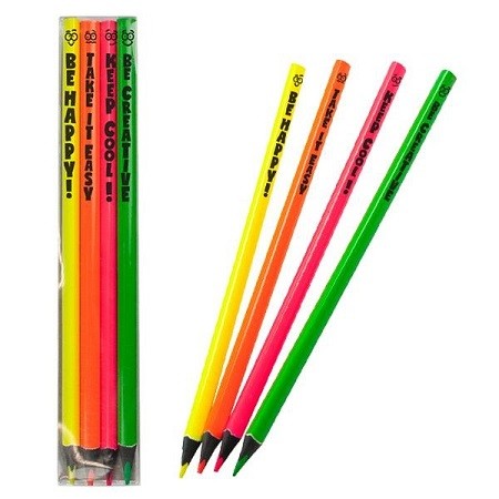 Trendhaus BUDDYS Highlighter Pencils 4er-Set