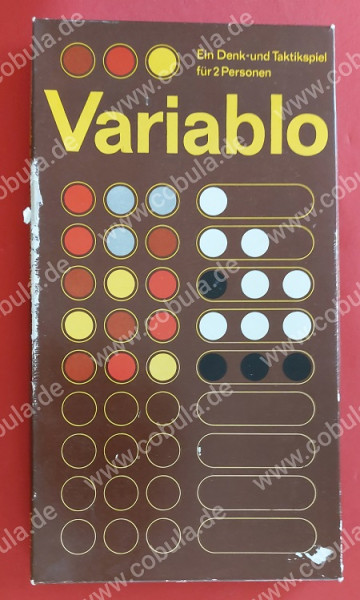 DDR Spiel Variablo Denk- und Taktikspiel für 2 Personen OVP Vintage