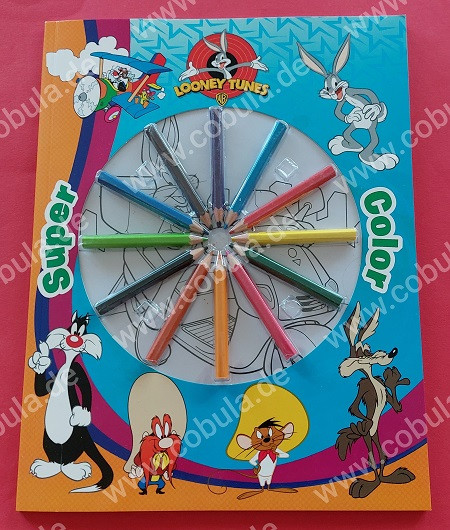 Looney Tunes Malbuch mit Buntstiften (ab 3 Jahre)