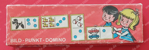 DDR Domino Spiel Bild-Punkt-Domino OVP Vintage