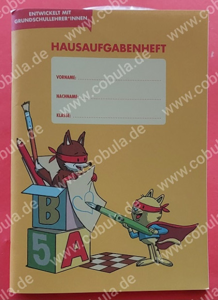 Hausaufgabenheft für A und B Woche