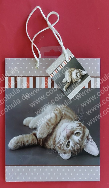 Geschenktüte Katze ca. 18 x 23cm