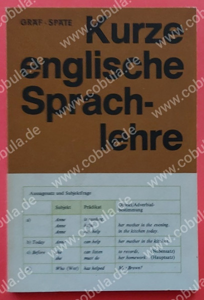 Kurze englische Sprachlehre