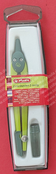 Herlitz Zirkelkasten 2-teilig Farbe Grün