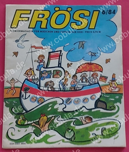 Frösi 6/84 DDR Pioniermagazin für Mädchen und Jungen