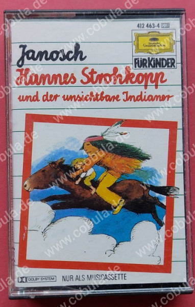 MC Kinderkassette Janosch Hannes Strohkopp und der unsichtbare Indianer