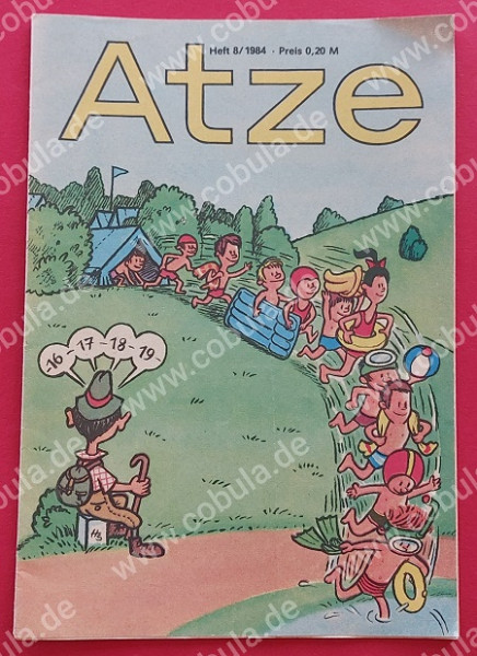 Atze Heft 8 / 1984 DDR Kinderzeitschrift