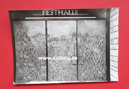 DDR Postkarte Festhalle Annaberg / Buchholz