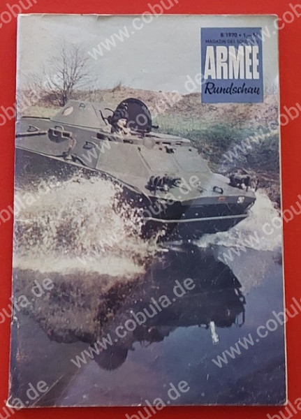 Zeitschrift Magazin des Soldaten Armeerundschau" 8/1970