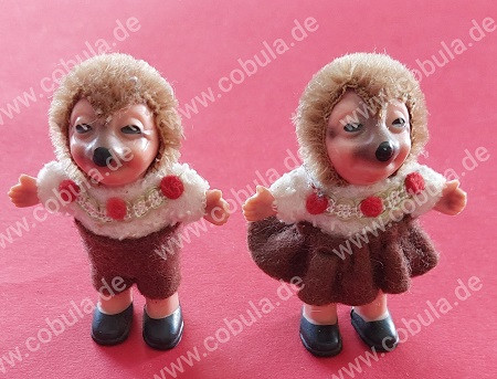 DDR Mecki Paar ca. 7cm Vintage