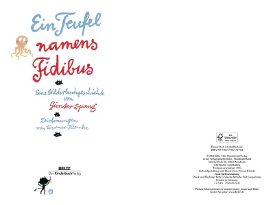 Ein Teufel namens Fidibus (ab 4 Jahre) Günter Spang Werner Klemke