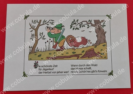 DDR Postkarte Weidsmann Heil Karte