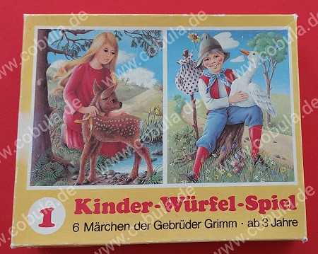 DDR Holzwürfelpuzzle Märchen Vintage