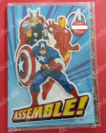 Disney 3 D Glückwunschkarte Marvel